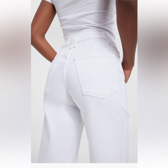 Good American Good 90’s White Jeans (size 10) - Picture 5 of 15